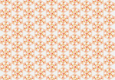 Tekrarlanan şekillerle soyut yaratıcı arkaplan