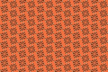 Tekrarlanan şekillerle soyut yaratıcı arkaplan