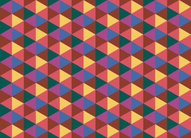 Altıgen desenli modern renkli arkaplan