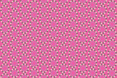 Altıgen desenli modern renkli arkaplan