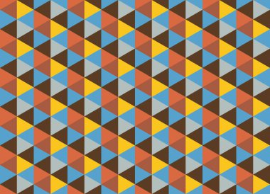 Altıgen desenli modern renkli arkaplan