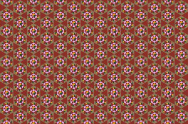 Tekrarlanan şekillerle soyut yaratıcı arkaplan