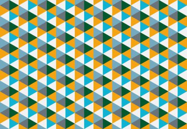 Altıgen desenli modern renkli arkaplan