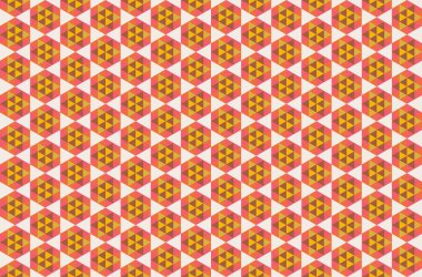 Altıgen desenli modern renkli arkaplan