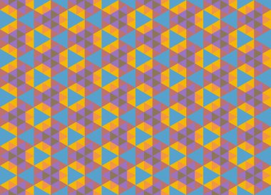 Tekrarlanan şekillerle soyut yaratıcı arkaplan