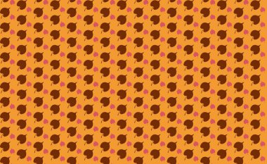 Tekrarlanan şekillerle soyut yaratıcı arkaplan