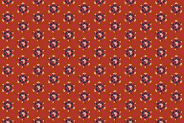 Altıgen desenli modern renkli arkaplan