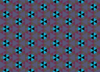 Altıgen desenli modern renkli arkaplan