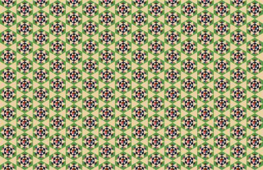 Altıgen desenli modern renkli arkaplan