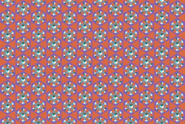 Altıgen desenli modern renkli arkaplan