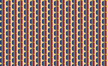 Tekrarlanan şekillerle soyut yaratıcı arkaplan