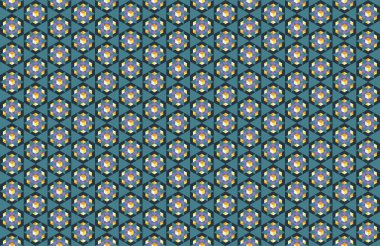 Altıgen desenli modern renkli arkaplan