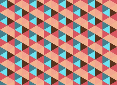 Altıgen desenli modern renkli arkaplan