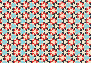 Tekrarlanan şekillerle soyut yaratıcı arkaplan