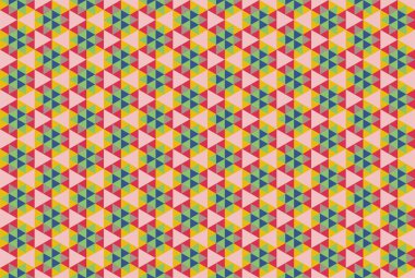 Tekrarlanan şekillerle soyut yaratıcı arkaplan