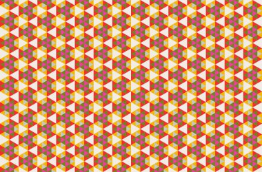 Altıgen desenli modern renkli arkaplan