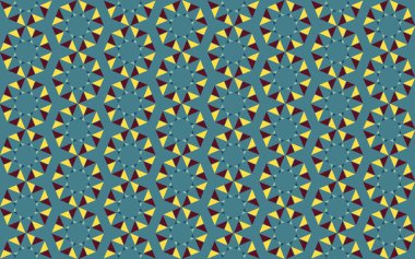 Tekrarlanan şekillerle soyut yaratıcı arkaplan