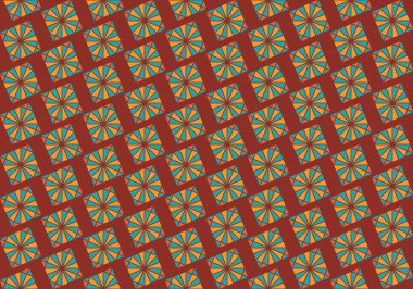 Tekrarlanan şekillerle soyut yaratıcı arkaplan