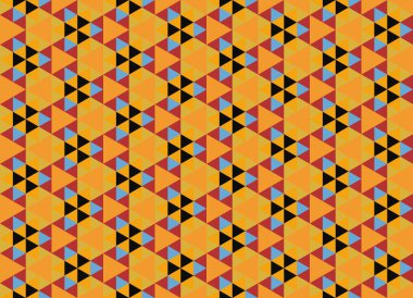 Tekrarlanan şekillerle soyut yaratıcı arkaplan