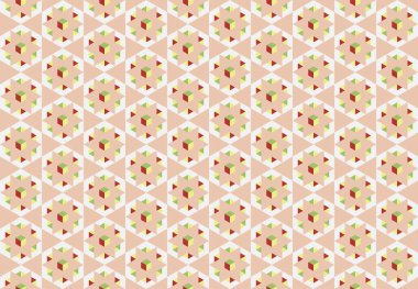 Geometrik elementlerle kusursuz soyut arkaplan