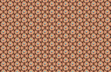 Geometrik elementlerle kusursuz soyut arkaplan