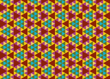 Altıgen desenli modern renkli arkaplan