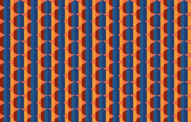 Altıgen desenli modern renkli arkaplan