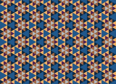 Altıgen desenli modern renkli arkaplan