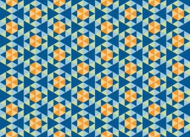 Tekrarlanan şekillerle soyut yaratıcı arkaplan