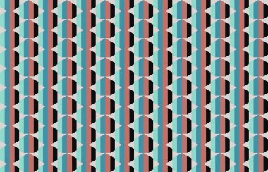 Tekrarlanan şekillerle soyut yaratıcı arkaplan