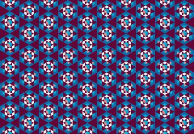 Altıgen desenli modern renkli arkaplan