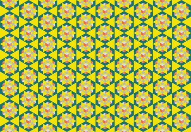 Tekrarlanan şekillerle soyut yaratıcı arkaplan