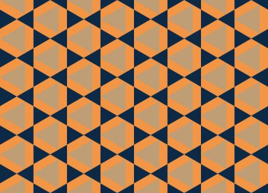 Tekrarlanan şekillerle soyut yaratıcı arkaplan