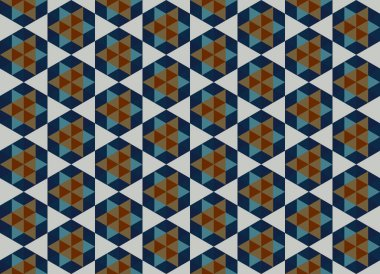 Tekrarlanan şekillerle soyut yaratıcı arkaplan