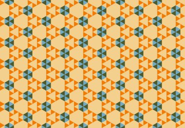 Tekrarlanan şekillerle soyut yaratıcı arkaplan