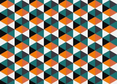 Altıgen desenli modern renkli arkaplan