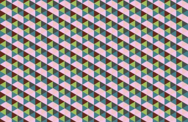 Tekrarlanan şekillerle soyut yaratıcı arkaplan