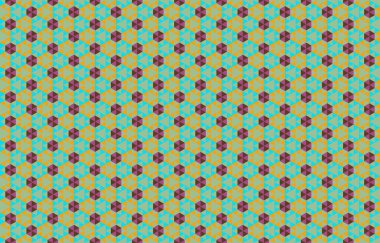 Altıgen desenli modern renkli arkaplan