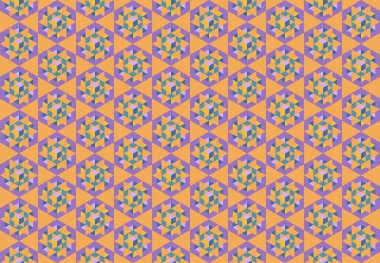 Tekrarlanan şekillerle soyut yaratıcı arkaplan