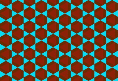 Tekrarlanan şekillerle soyut yaratıcı arkaplan