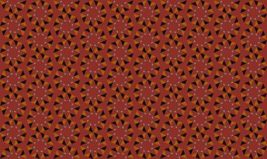 Tekrarlanan şekillerle soyut yaratıcı arkaplan