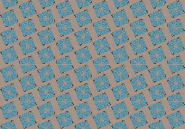 Abstract creative background with repeated shapes