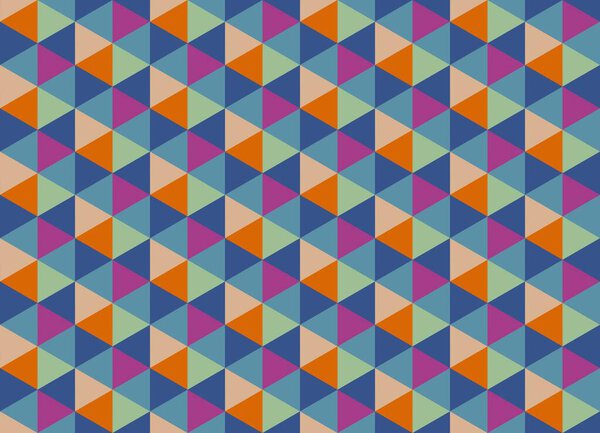 Modern colorful backdrop with hexagonal pattern