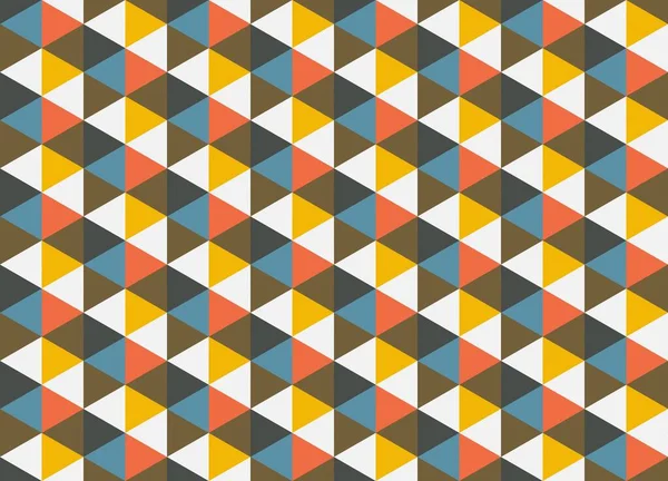Fond Coloré Moderne Avec Motif Hexagonal — Image vectorielle