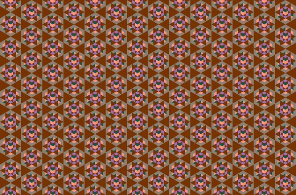 Altıgen desenli modern renkli arkaplan