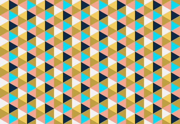 Seamless abstract background with geometric elements