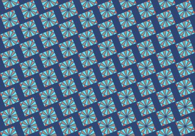 Tekrarlanan şekillerle soyut yaratıcı arkaplan