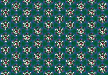 Geometrik elementlerle kusursuz soyut arkaplan