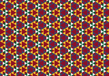 Tekrarlanan şekillerle soyut yaratıcı arkaplan