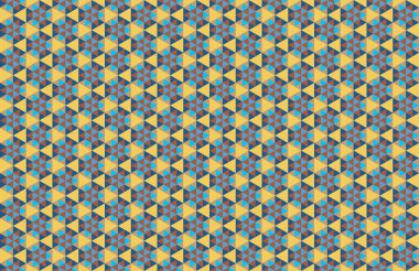 Tekrarlanan şekillerle soyut yaratıcı arkaplan